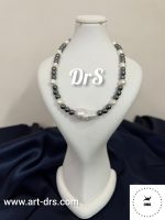 گردنبند مروارید اصل باروک با نقره و حدید