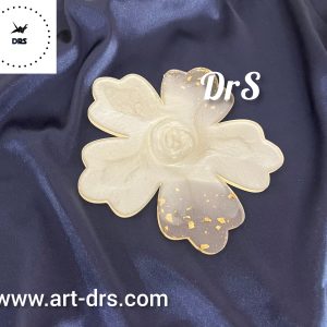 زیرماگی یا زیرلیوانی طرح رز سفید