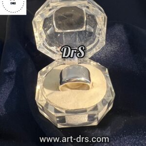 انگشتر نقره طرح دامله پهن برند دیاراس